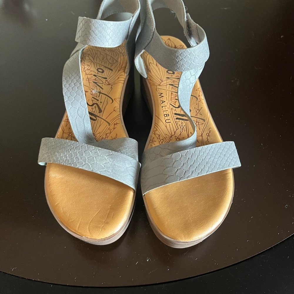 Blowfish Brown and Cream Espadrilles Comfortable Summer Shoes - Picture 12 of 15